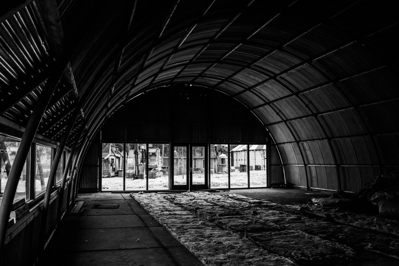 architecture, arch, built structure, the way forward, shadow, history, architectural column, day, narrow, bad condition, diminishing perspective, interior, long