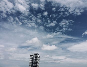 Low angle view of building against sky