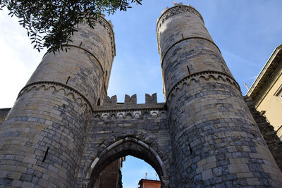 Low angle view of historical building