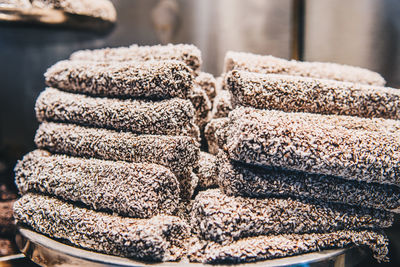 Close-up of chocolate cake