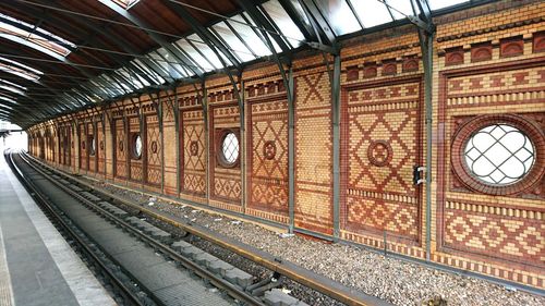 Train at railroad station