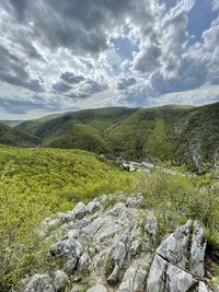 Scenic view of landscape against sky