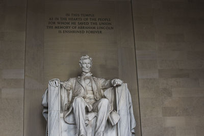 Close-up of statue