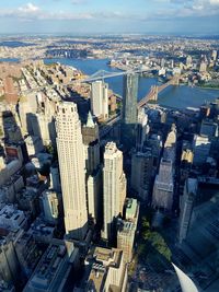 Aerial view of city