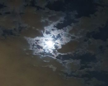 Low angle view of clouds in sky