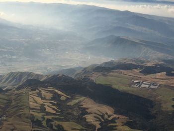 Aerial view of landscape