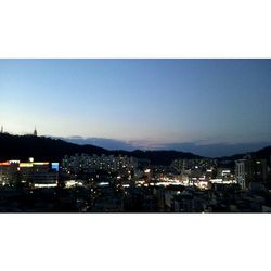 Cityscape at night