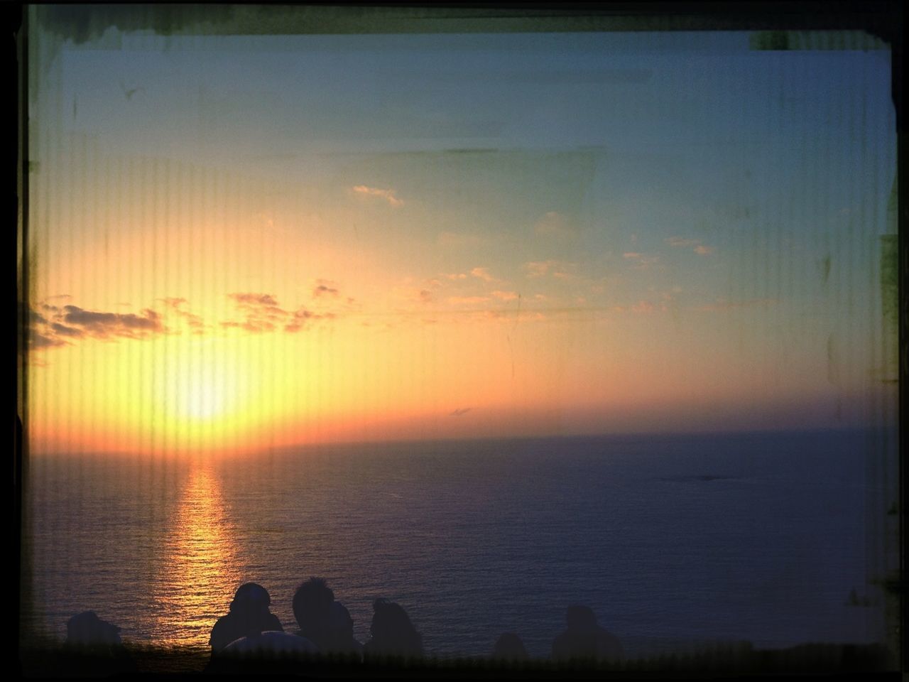 sunset, sea, horizon over water, water, transfer print, tranquil scene, scenics, tranquility, beauty in nature, sun, auto post production filter, sky, silhouette, nature, idyllic, orange color, ocean, reflection, outdoors, sunlight