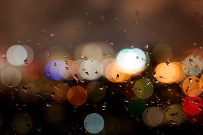 Full frame shot of balloons in water