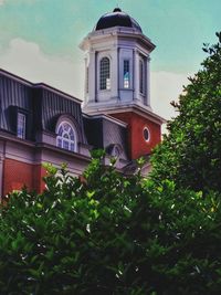 Low angle view of building against the sky