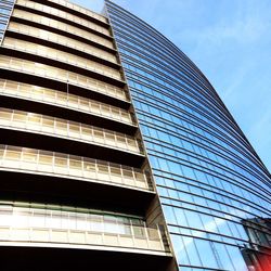 Low angle view of modern building