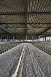 Surface level of empty road