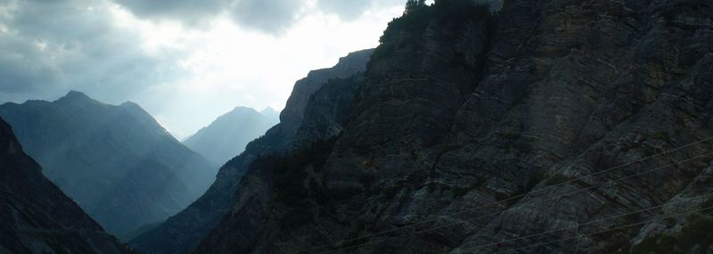 Panoramic view of mountains