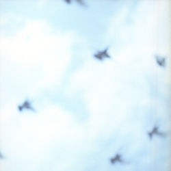 Low angle view of cloudy sky