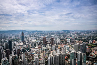 Aerial view of cityscape