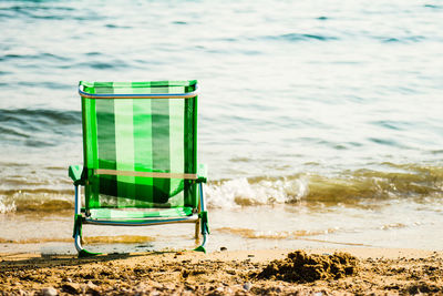 Chair on beach