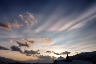 Scenic view of sky during sunset