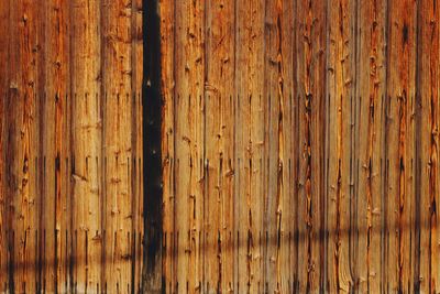 Full frame shot of wooden wall