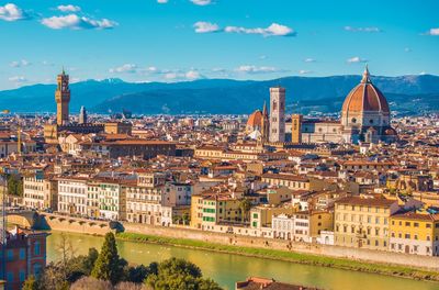 Florence cityscape against sky