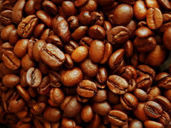 Full frame shot of coffee beans