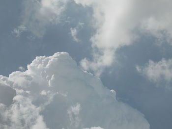 Low angle view of clouds in sky