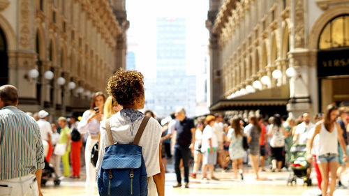 People on city street