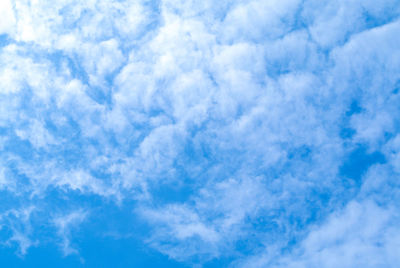 Low angle view of cloudy sky