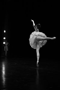 Ballet dancer performing on stage