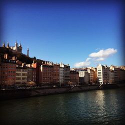 River with buildings in background