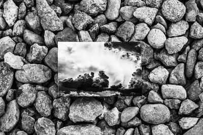 Close-up of stone wall
