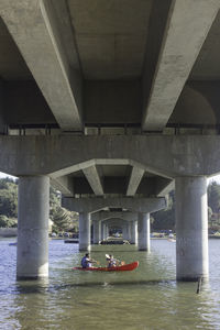 Interior of bridge