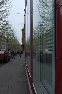 Buildings along city street