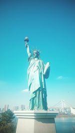 Low angle view of statue