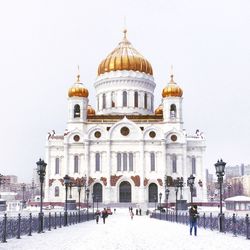 Low angle view of temple