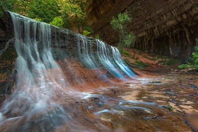 Waterfall in forest