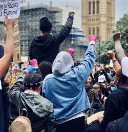 People during protest