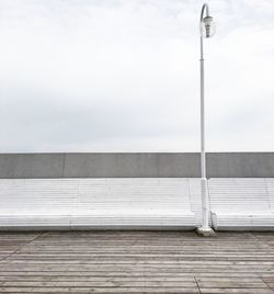 Lamp post against sky