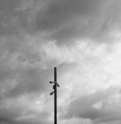 Low angle view of cloudy sky