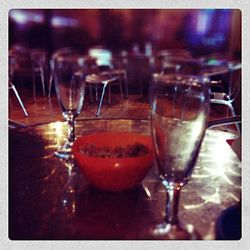 Close-up of drink on table
