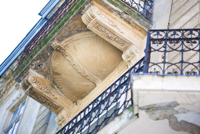 High angle view of building