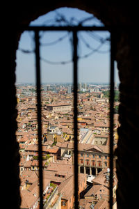 View of old buildings in city