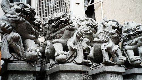 Close-up of statue