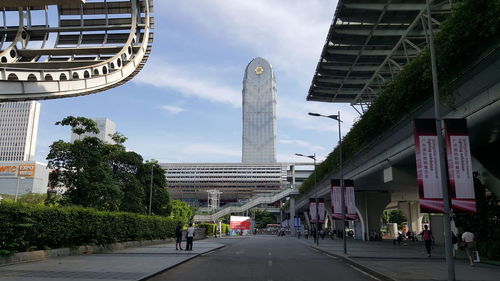 View of buildings in city