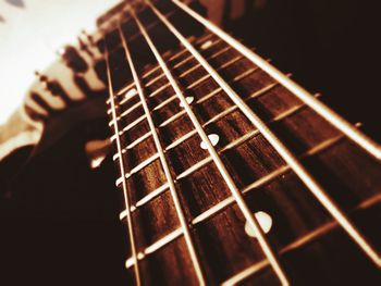 Close-up of guitar