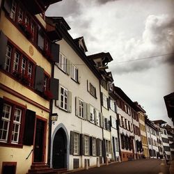 Low angle view of building against sky