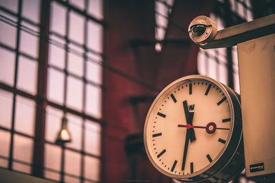 Close-up of clock 