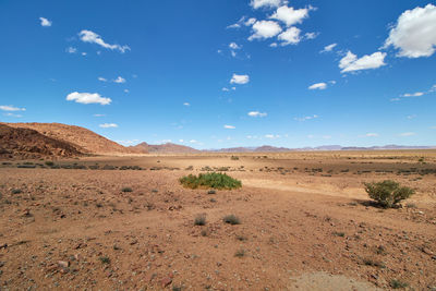 The view of namib-naukluft national park