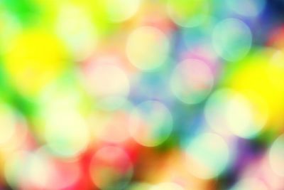 Defocused image of blurred lights