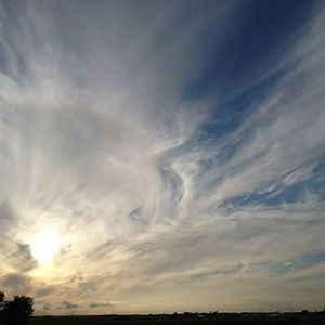 Low angle view of sky during sunset