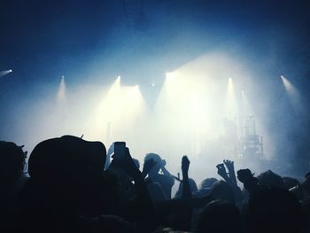 People enjoying at concert